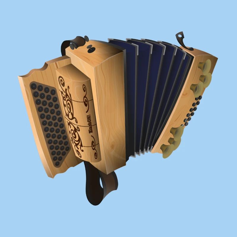 Harmonica de Styrie - Pin suisse/Bleu | ZiachON !