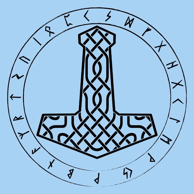 Mjollnir Viking symbol