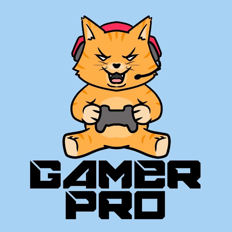 Gamer Zocker Headset Controller Videogames