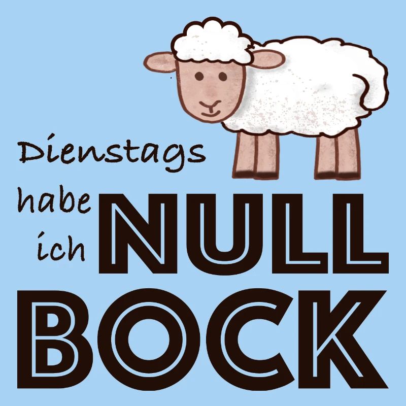 Null Bock auf Dienstag - Schaf