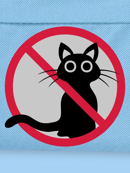 Katze verboten Schild