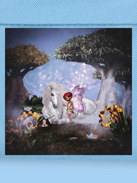Wunderbares Einhorn mit Fee