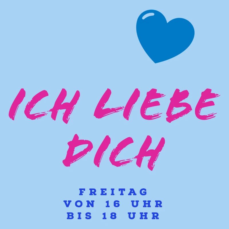 Herzliche Liebesbotschaft im Graffiti-Stil