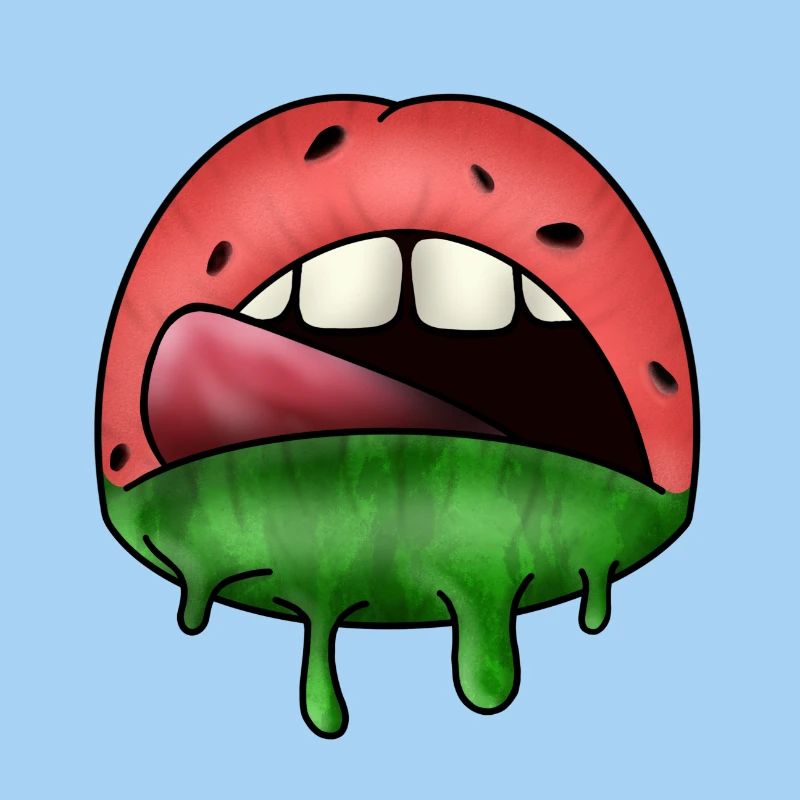 Watermelon lips