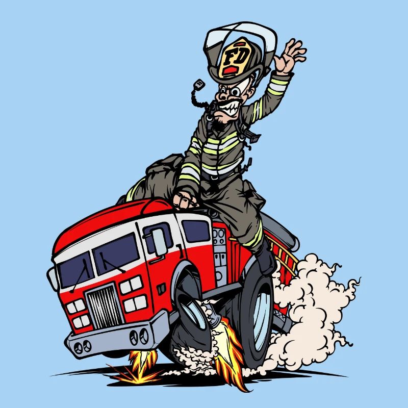 Fire brigade fire protection fire engine lifesaver