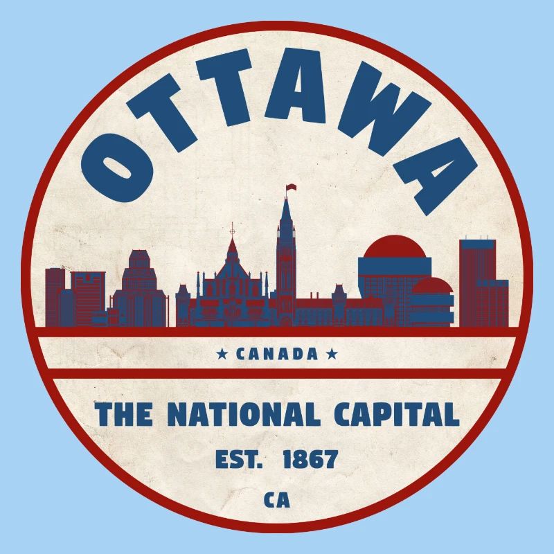 Ottawa Skyline Retro