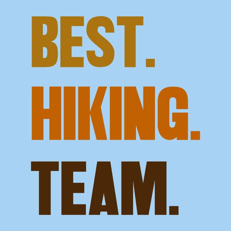 Wandern Team Wanderer Statement Wanderwege
