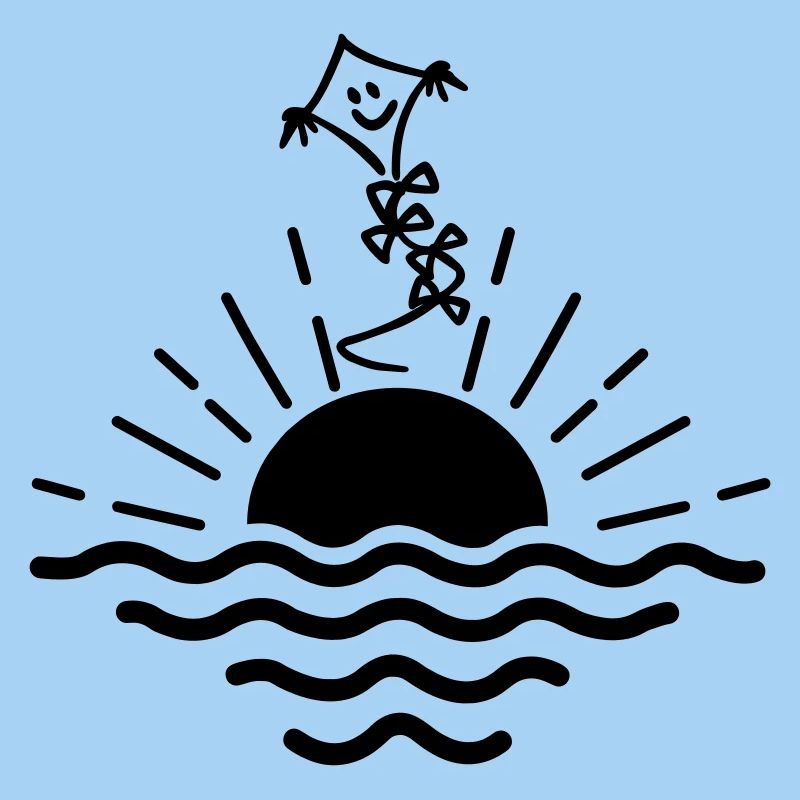 Sunset kite