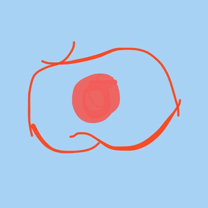 Red Artificial Eye