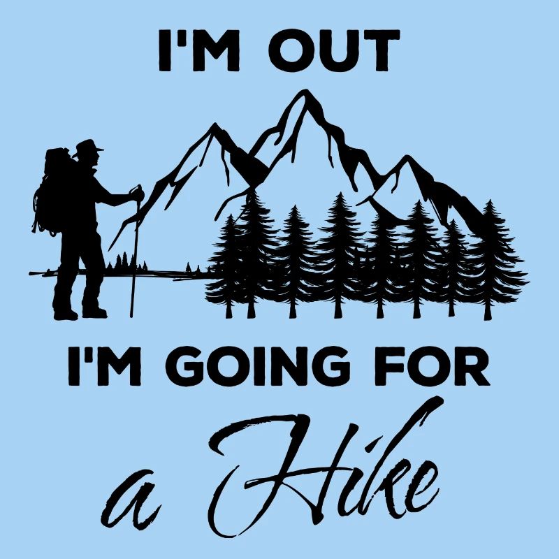 Hiking Statement Hikers Mountaineering Mountains Nature