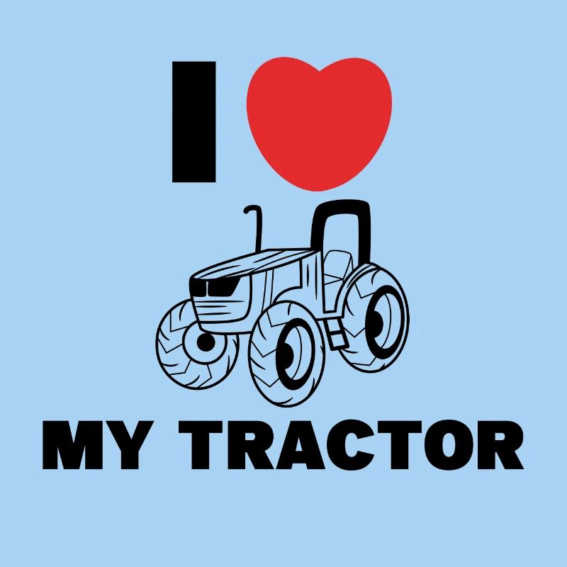 Ackerbau Herz Ich Liebe Traktor Statement Bauer