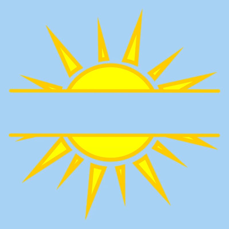 Bannière de texte Sunshine