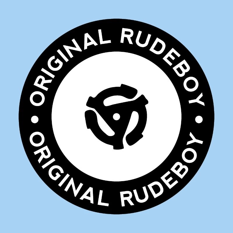 Disque vinyle original Rudeboy - Mod noir et blanc