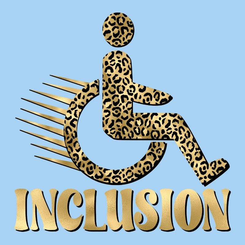 INCLUSION WHEELCHAIR LEOPARD PATTERN