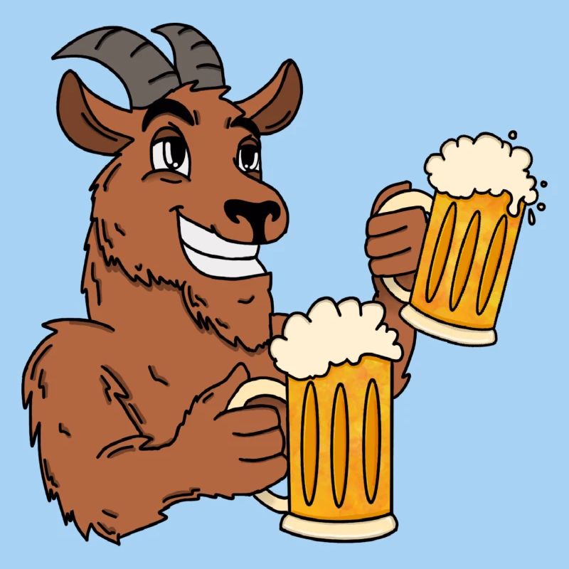 Saufender Bock