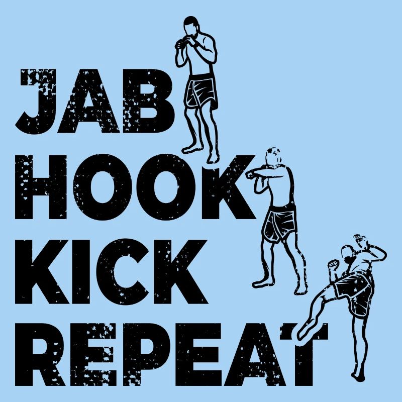 Routine de kickboxeur