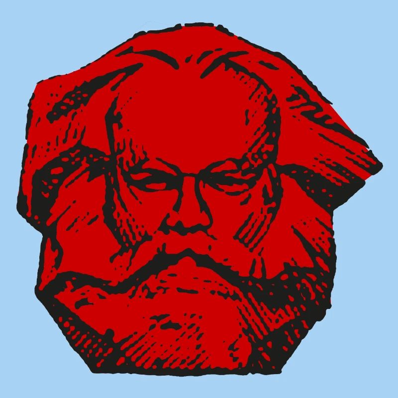 Karl Marx rouge communisme marxisme pull copie