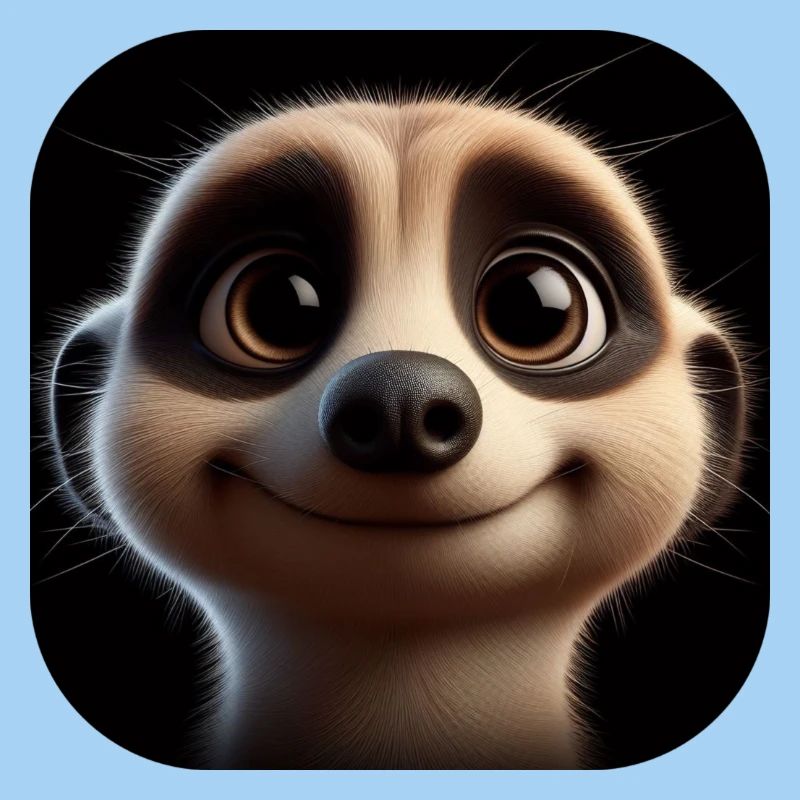 Suricate amical avec de grands yeux