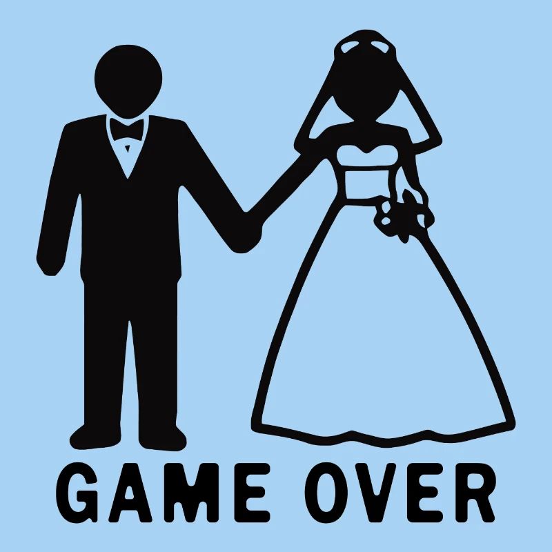 Bride and groom game over