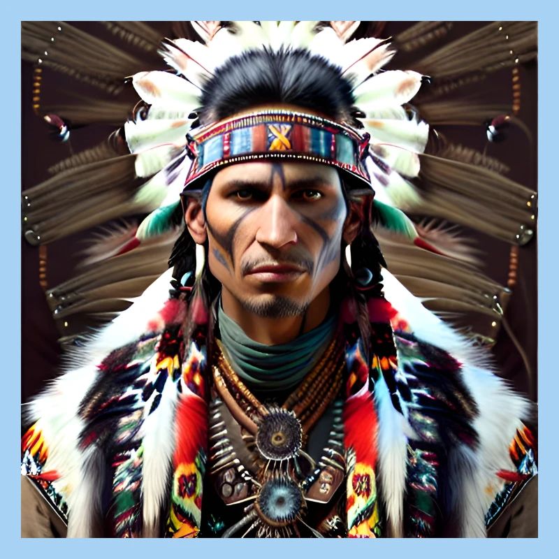 Native American Tribe Chieftain