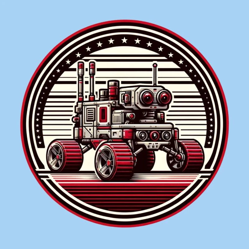 "Celestial Explorer" - Space Rover Badge