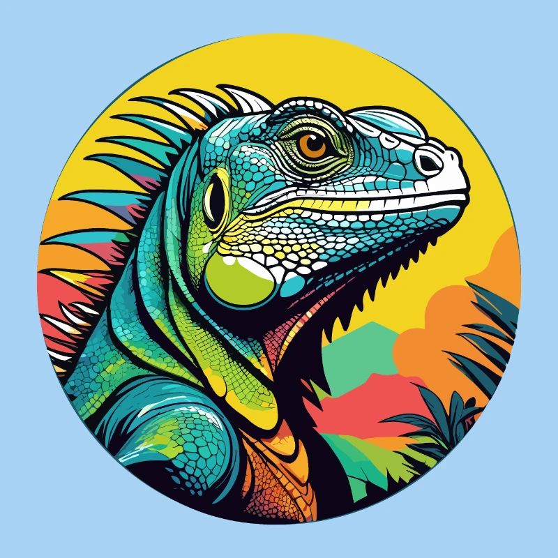 Art de l’iguane
