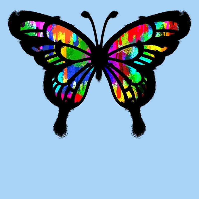 Graffiti Art papillon Illustration dessin