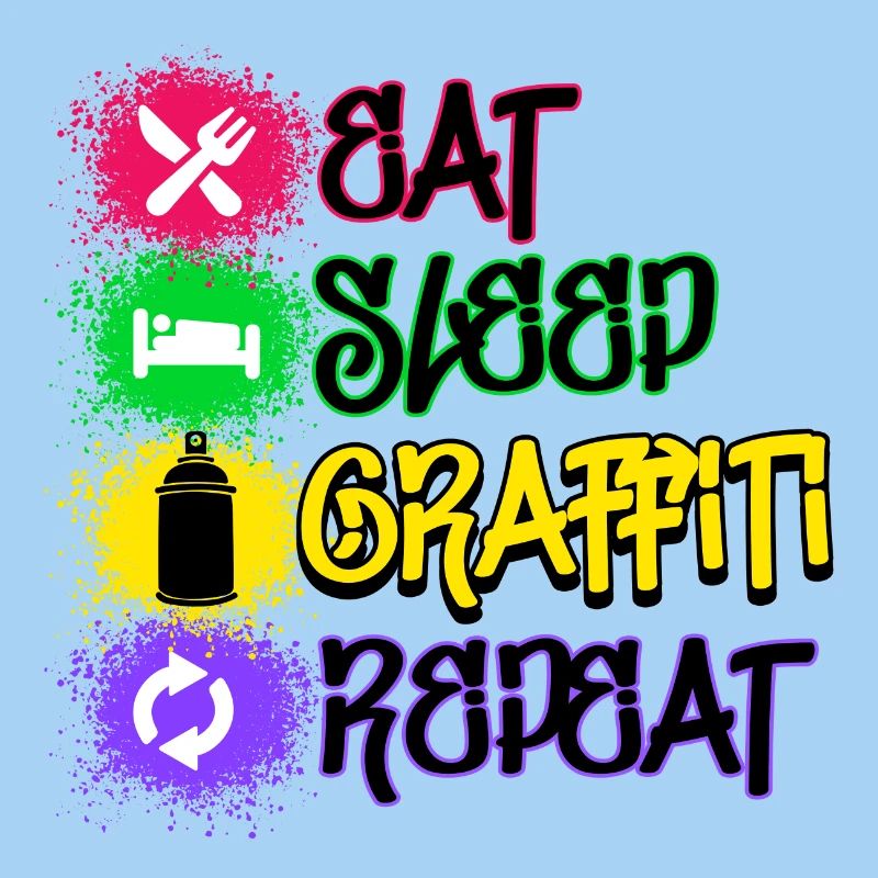Graffiti Statement Sprayer Spray Can Art