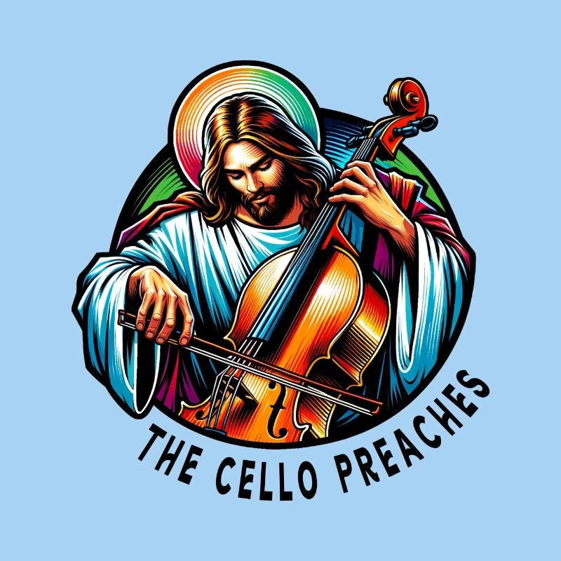 Le violoncelle prêche Jésus-Christ