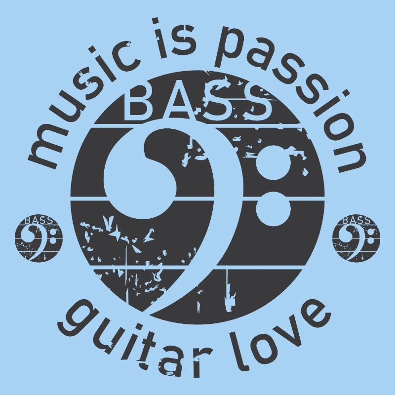 Guitare Basse Clé De Basse Look Utilisé Guitariste