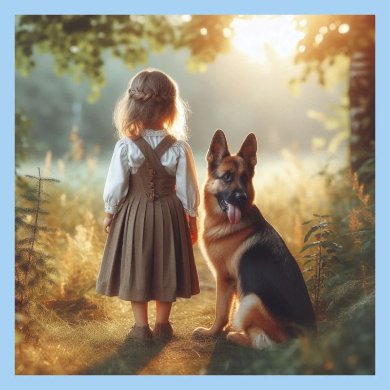 Deutscher Schäferhund Kunst