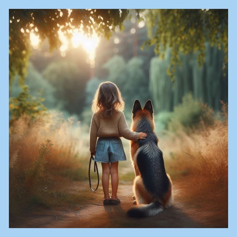Deutscher Schäferhund Kunst