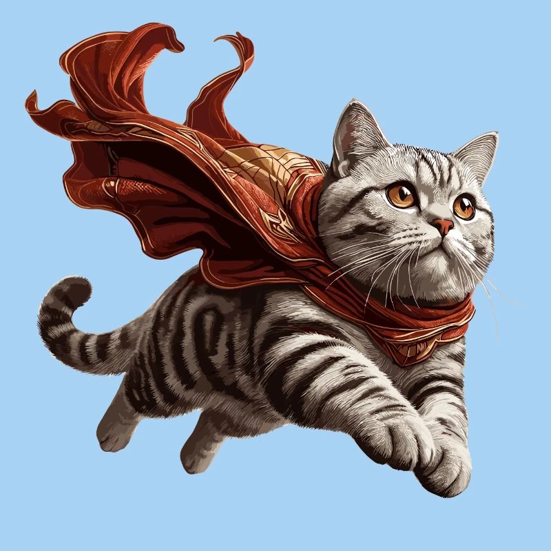 Super Katze Britisch Kurzhaar BKH getigert