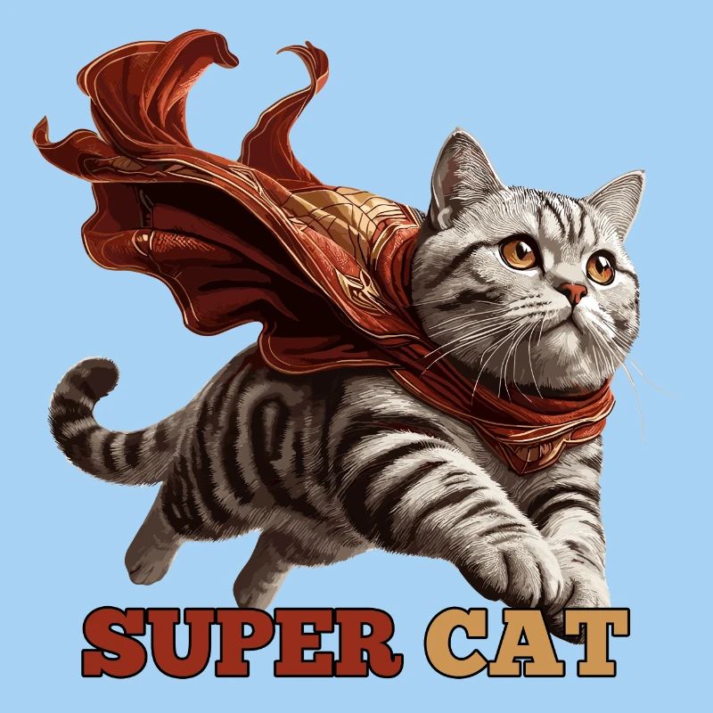 Super Katze Britisch Kurzhaar BKH getigert