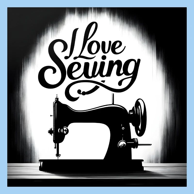 Sewing love and sewing machine