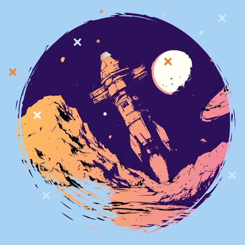 fusée espace école de l’espace début Allez nerd de l’espace