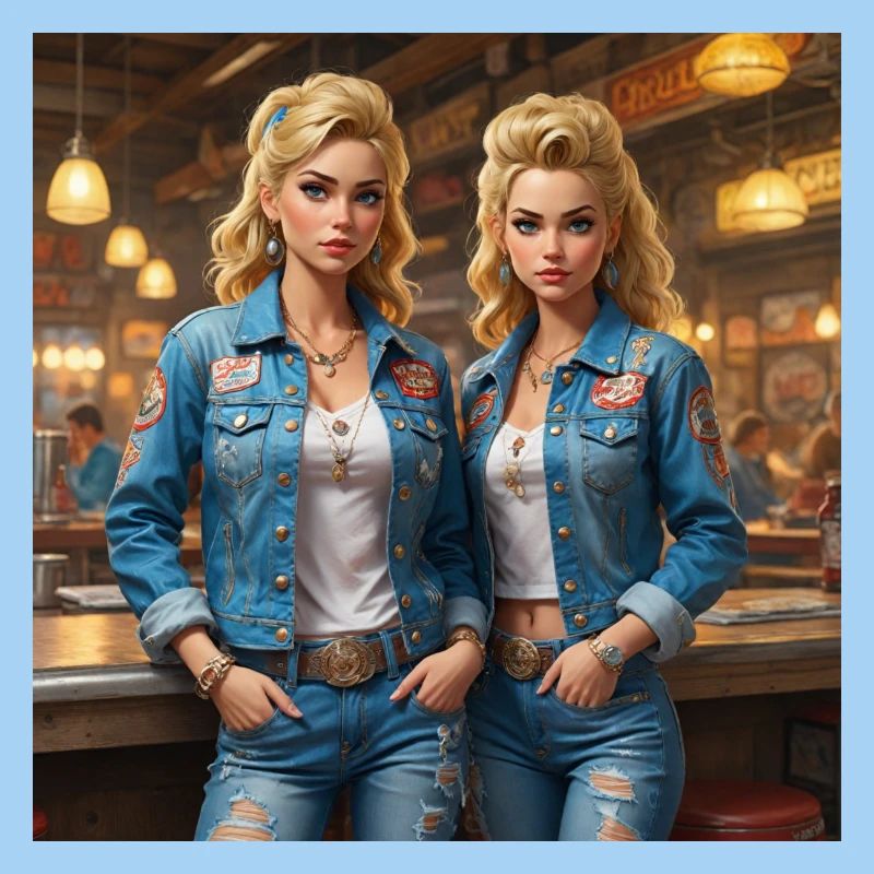 Diner Denim Duette