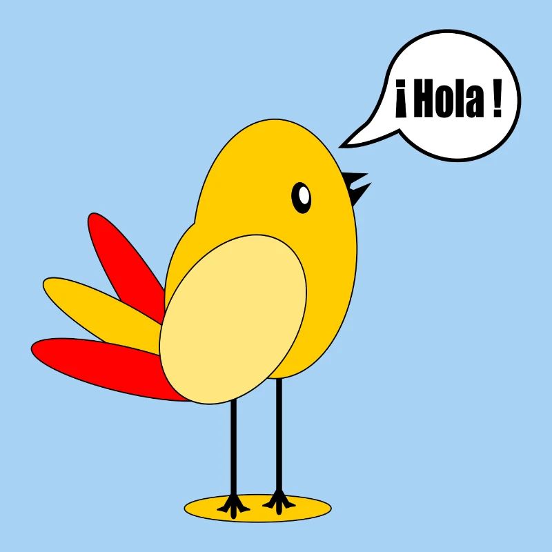 SPANIEN LÄNDERFAHNE SPANISCH VOGEL