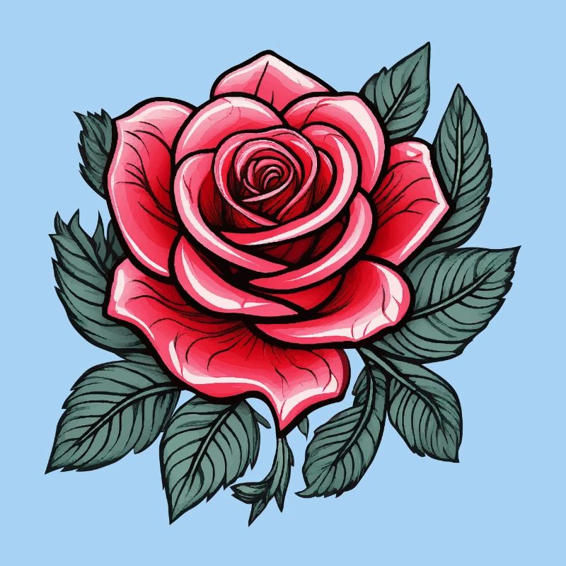 Tatouage Rose Fleur de Rose