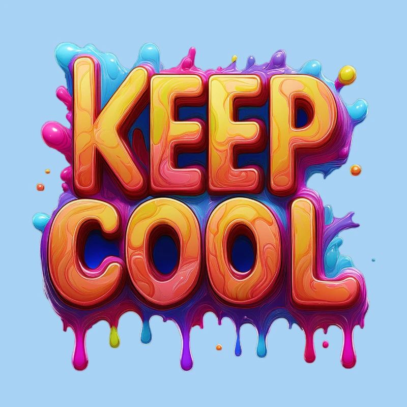 Keep cool text in 3D