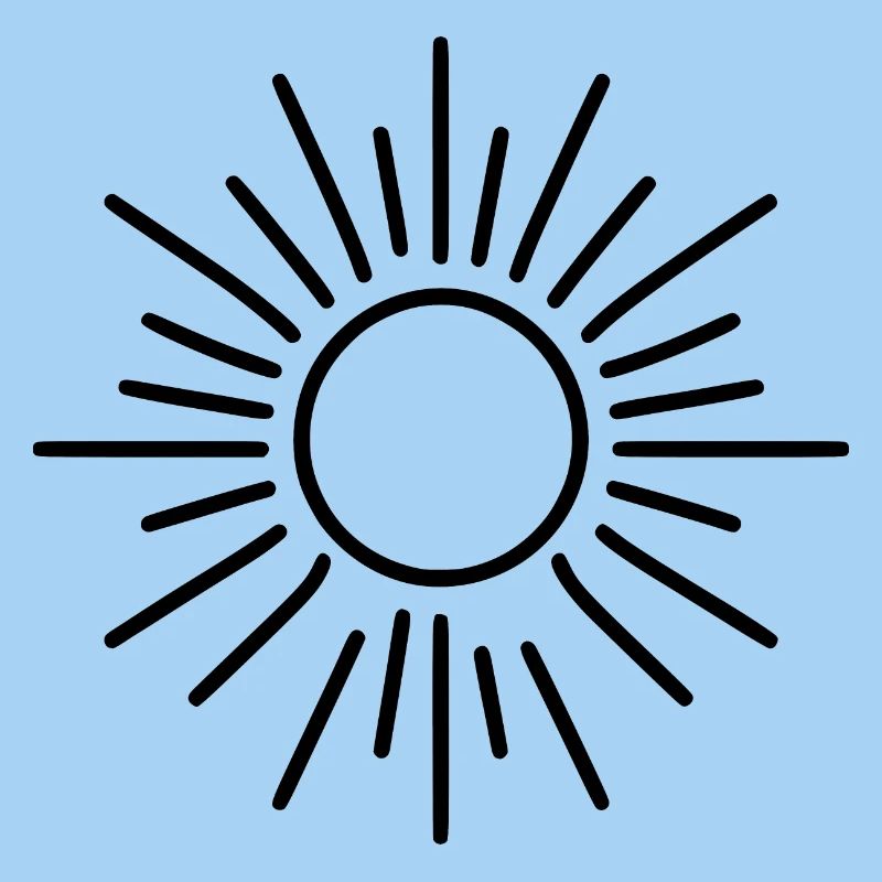 stylized sun