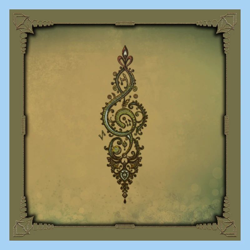 Ornate treble clef