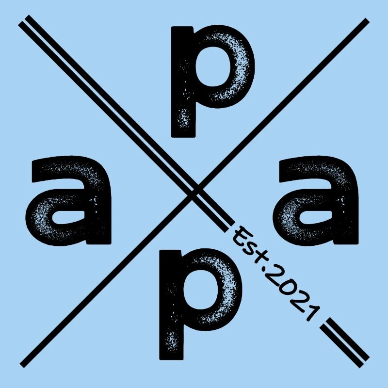 Papa Established 2021 – Vintage Geschenk Design