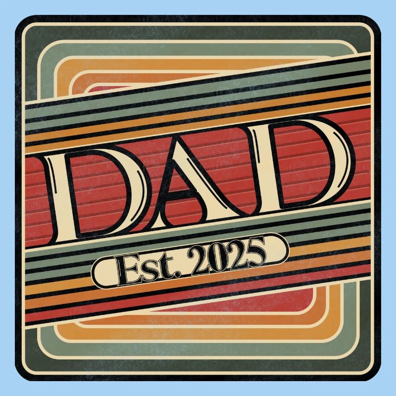 Dad Est. 2025 – Retro Gift for New Dads