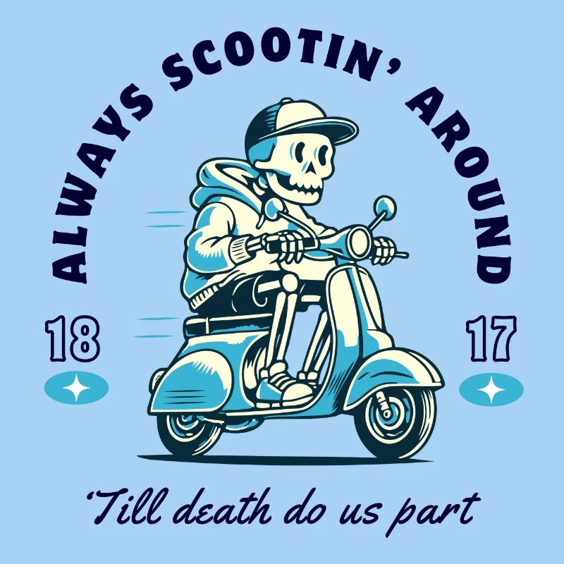 Skeleton sur la conception du scooter
