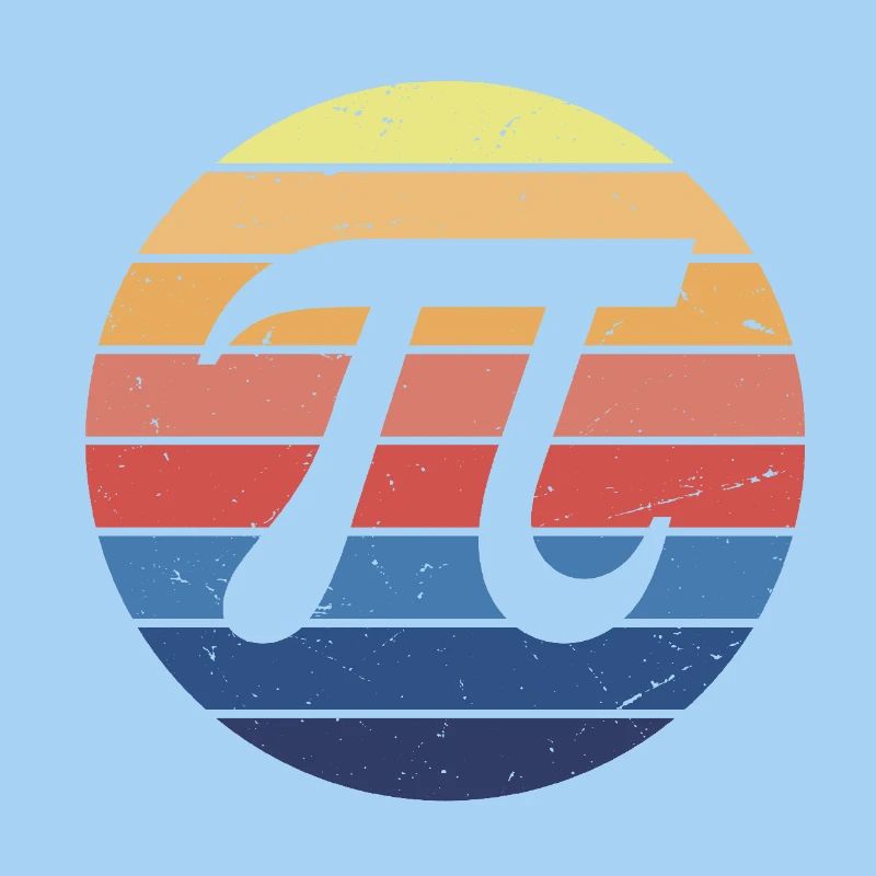 Math Pi Retro
