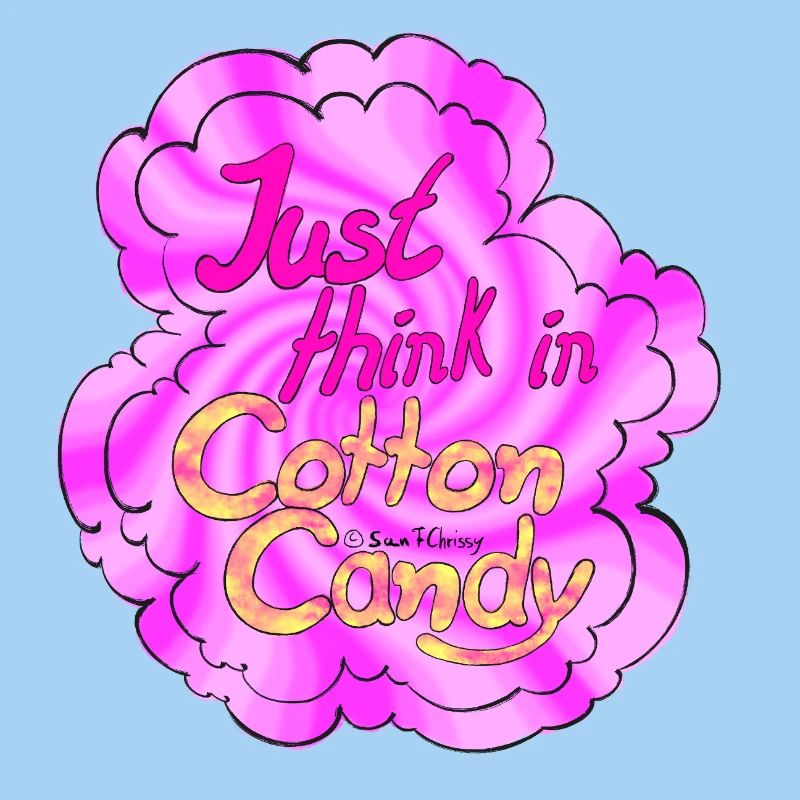 Cotton Candy Thinking swirl