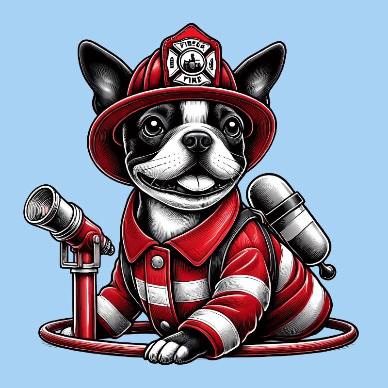 Bostie Fire Brigade Dog