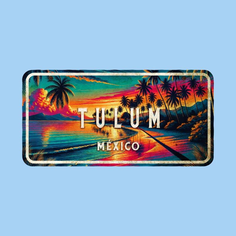 Tulum Mexico Sunset Design
