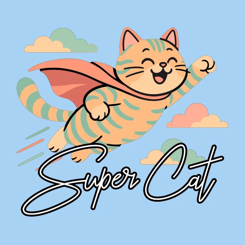 Super Katze Britisch Kurzhaar getigert Geschenk